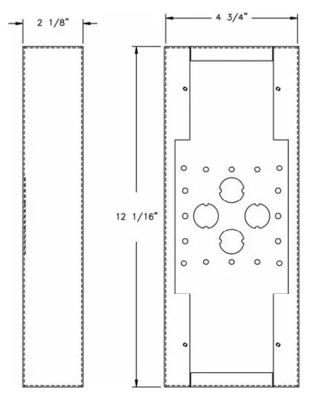 SIEMENS FS RD-SB R Surface Mounting Box -