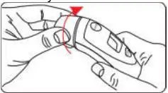 CLEVER CHOICE Infrared Thermometer - Gently remove the sensor