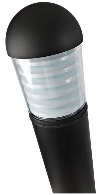 Exterior Lights Orpington 30w Penshurst Commercial Bollard Black Die-Cast Aluminium 1
