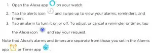 FIG 30 Check Alexa alarms, reminders, and timers