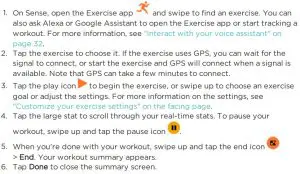 FIG 45 Track an exercise