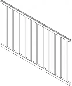 B. Back Rail x 1 Part # 24366