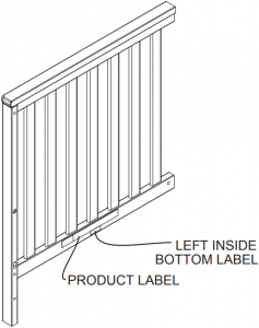 E. Left Crib Side x 1