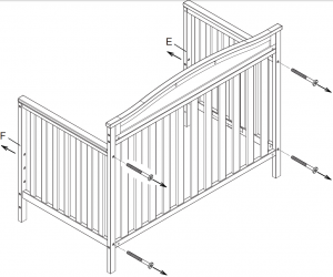 Store all parts and hardware in a safe place