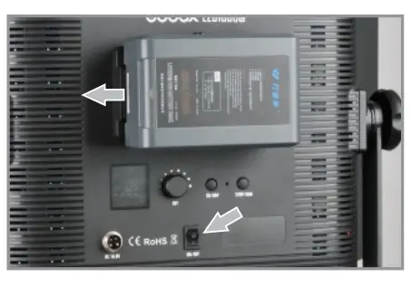 Godox LED1000 LED Video Light-Battery