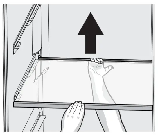 FRIGIDAIRE FRSS2323AS 22.3 Cu Ft Side-By-Side-adjust the shelves