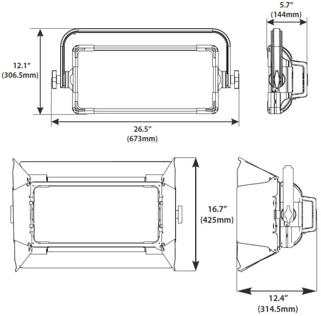 ELATION TVL SOFTLIGHT DW-DRAWINGS