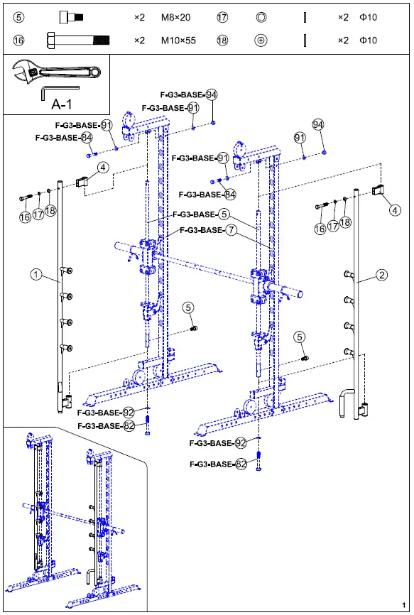 assembled dimension 3
