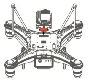 SwellPro GC2 S Waterproof Low Light 2 Axis Gimbal Camera - Install2