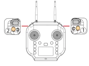 SwellPro GC2 S Waterproof Low Light 2 Axis Gimbal Camera - controller2