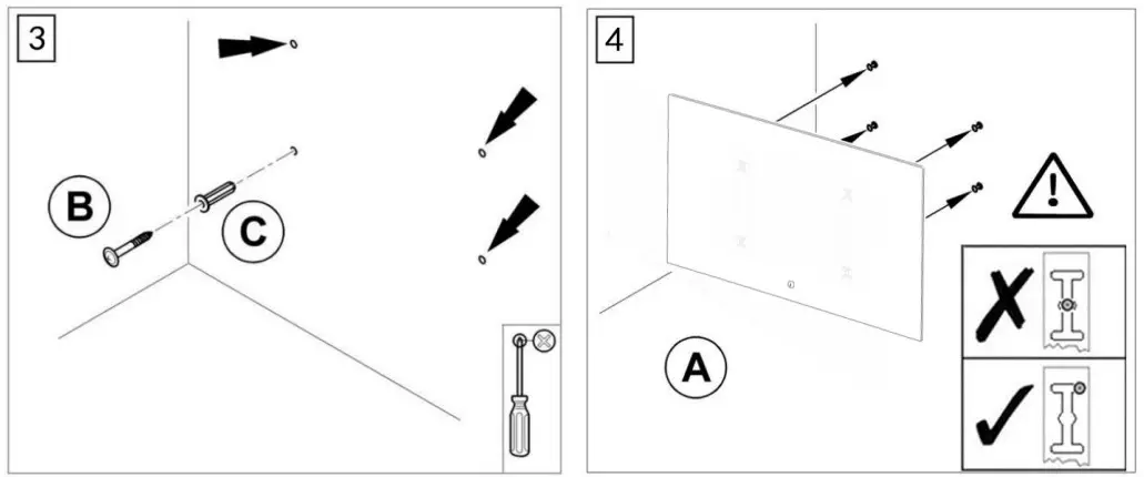 CDN Smart Mirror - Hang the mirror