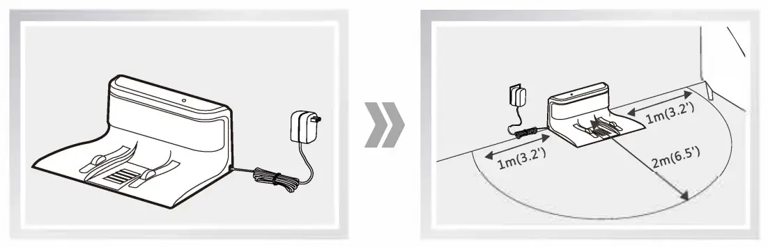 Vacuuming & Mopping Robot ZACO A9s - Charging