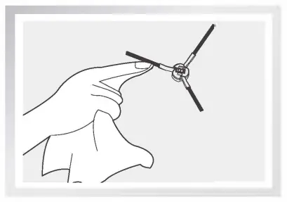 Vacuuming & Mopping Robot ZACO A9s - Cleaning Side Brushes