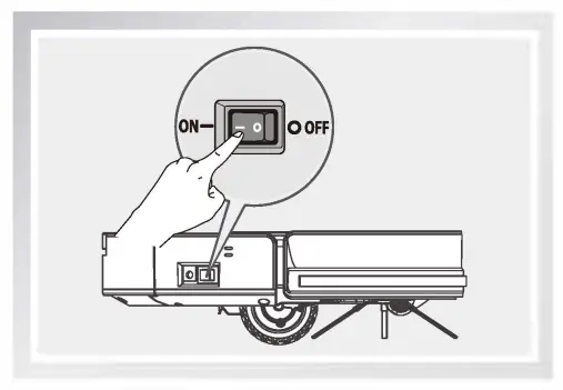 Vacuuming & Mopping Robot ZACO A9s - Power Switch