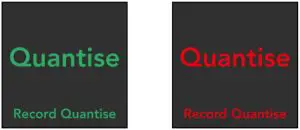 Unquantised recording