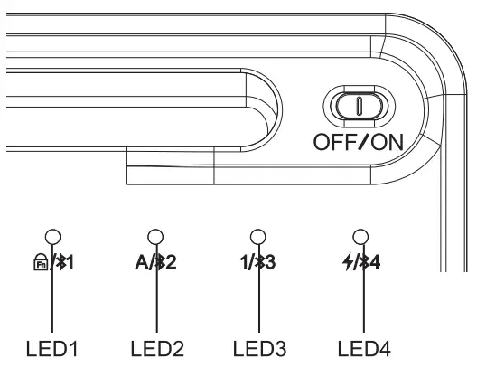 SeenDa ISJ DJC03 7 Color Backlit Wireless Keyboard - led