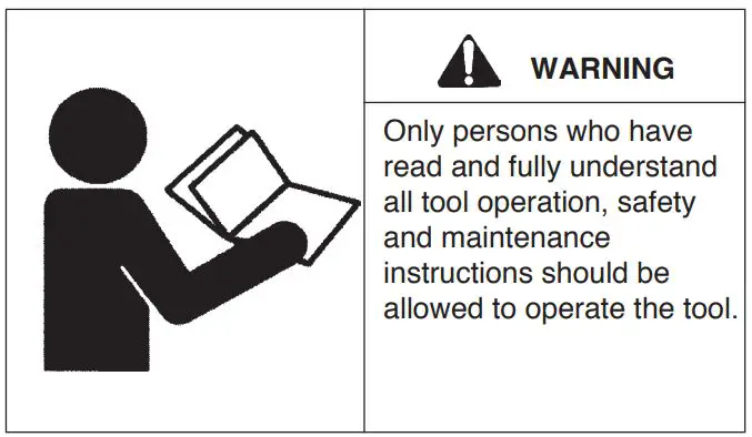 Paslode CFN325XP Cordless Framing Nailer User Manual - ALLOW ONLY QUALIFIED PERSONNEL