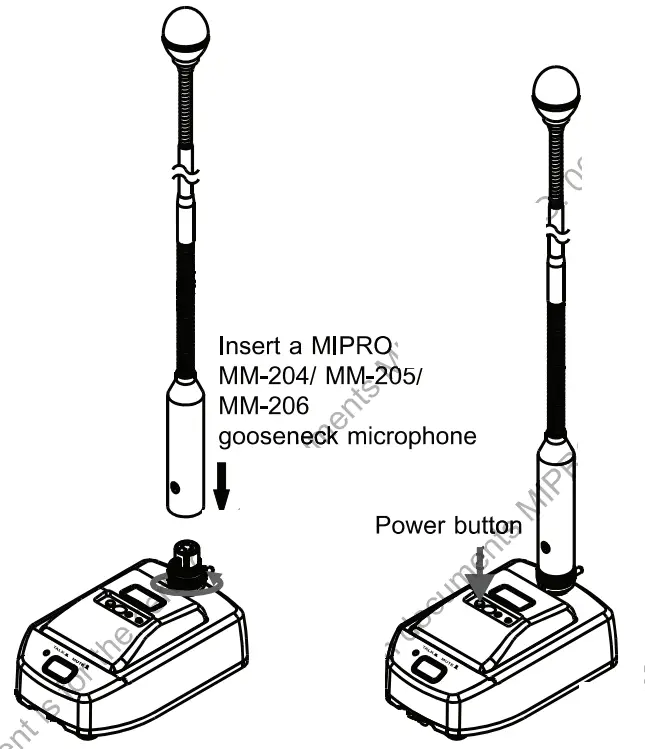 MIPRO BC 100 Conference Microphone Bases - fig 8