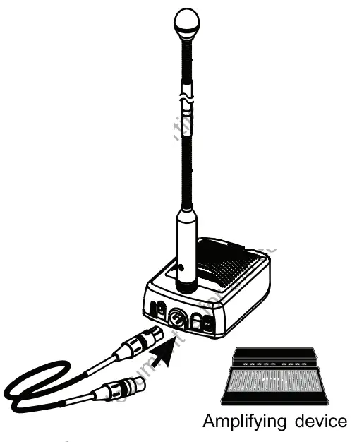 MIPRO BC 100 Conference Microphone Bases - fig