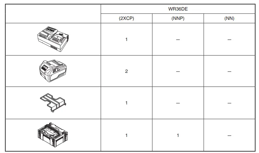 HiKOKI WR 36DE 1 2 Inch Square Drive Impact Wrench - fig 1
