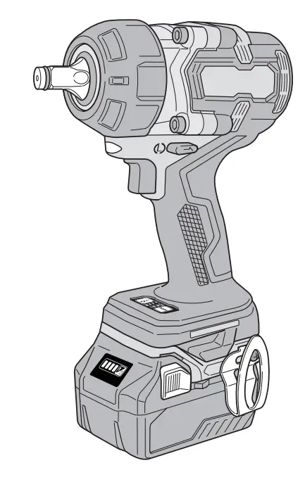 HiKOKI WR 36DE 1 2 Inch Square Drive Impact Wrench