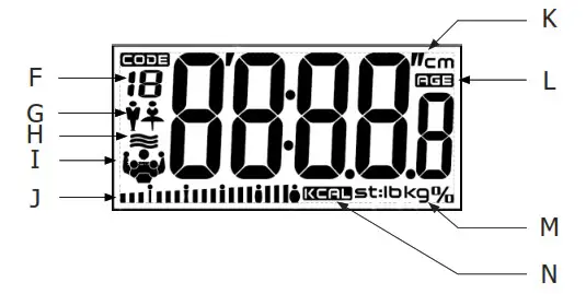 HOFFEN BDBC H052 Body Fat Scale - OVERVIEW OF THE APPLIANCE 2