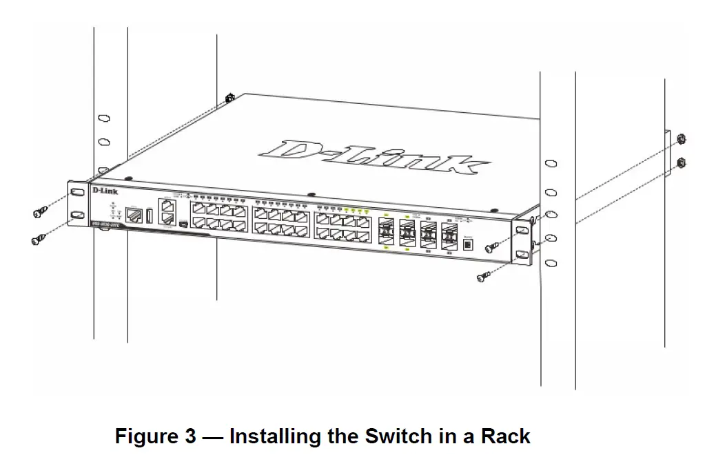 D-Link DGS-3130-30S 24 1000Base-X SFP Ports L3 Stackable Managed Switch 3