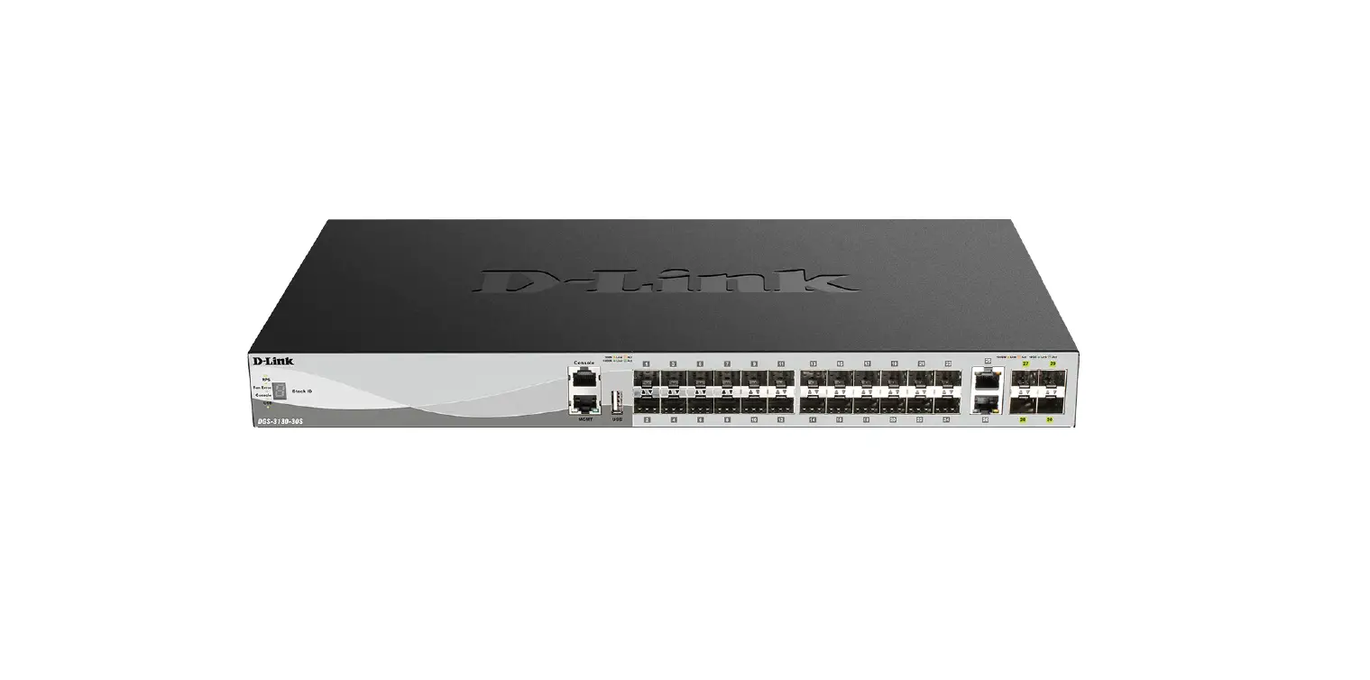 D-link Dgs-3130-30s 24 1000base-x Sfp Ports L3 Stackable Managed Switch Installation Guide