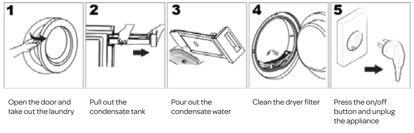 INVENTUM VDW9001B Heat Pump Dryer - AFTER DRYING