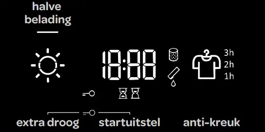 INVENTUM VDW9001B Heat Pump Dryer - DRYING MODE