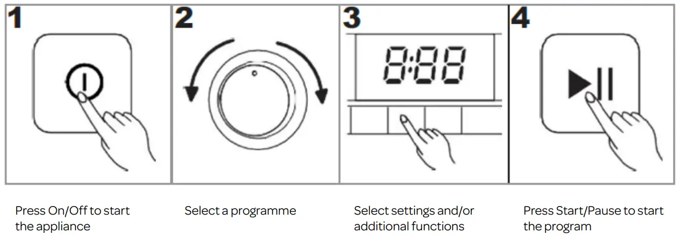 INVENTUM VDW9001B Heat Pump Dryer - DRYING