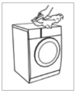 INVENTUM VDW9001B Heat Pump Dryer - EXTERIOR OF THE APPLIANCE