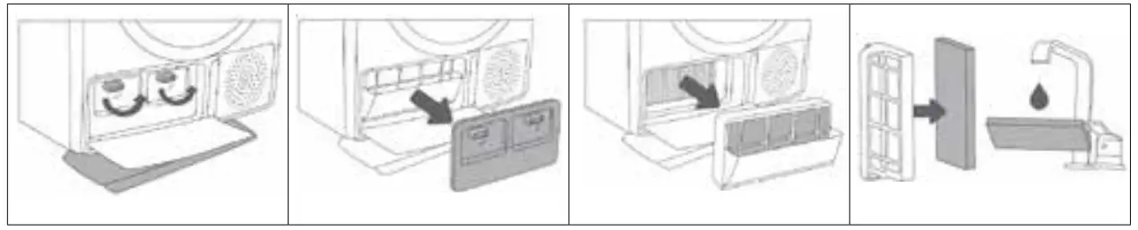 INVENTUM VDW9001B Heat Pump Dryer - PUMP FILTER