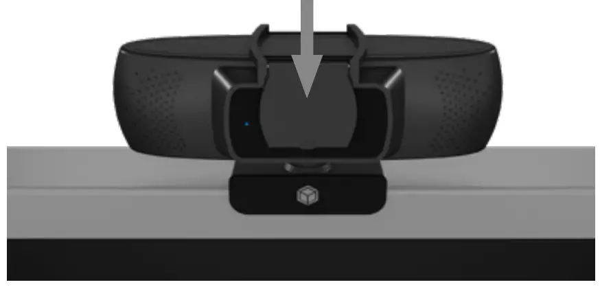 ICY BOX IB-CAM301 HD Full HD Webcam with Microphone - cover installation