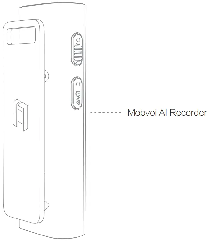 mobvoi AI Mini Digital Voice Recorder-