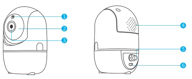 global BC50 5.0 Inch Video Baby Monitor - OVERVIEW 1