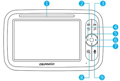 global BC50 5.0 Inch Video Baby Monitor - OVERVIEW 3