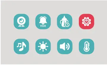 global BC50 5.0 Inch Video Baby Monitor - SYSTEM SETTINGS 1