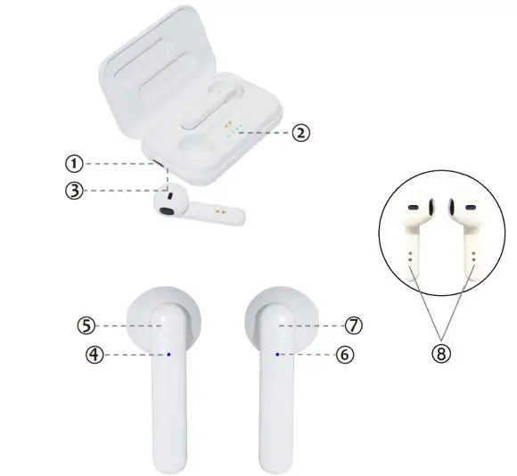 Ningbo Cstar Imp Exp EC149 TWS True Wireless Stereo Wireless Earbuds-FIG1