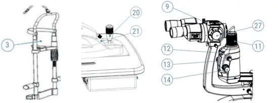 TOMEY TSL 4000Z Z Series Slit Lamp - fig13