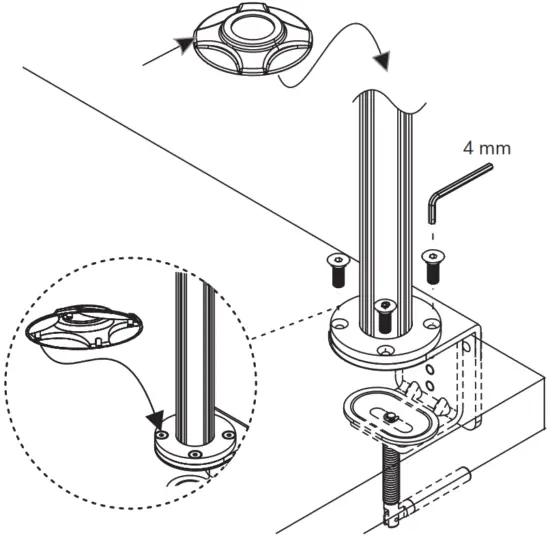 Neomonts FPMA DTB100 Toolbar Mount - Fig 1