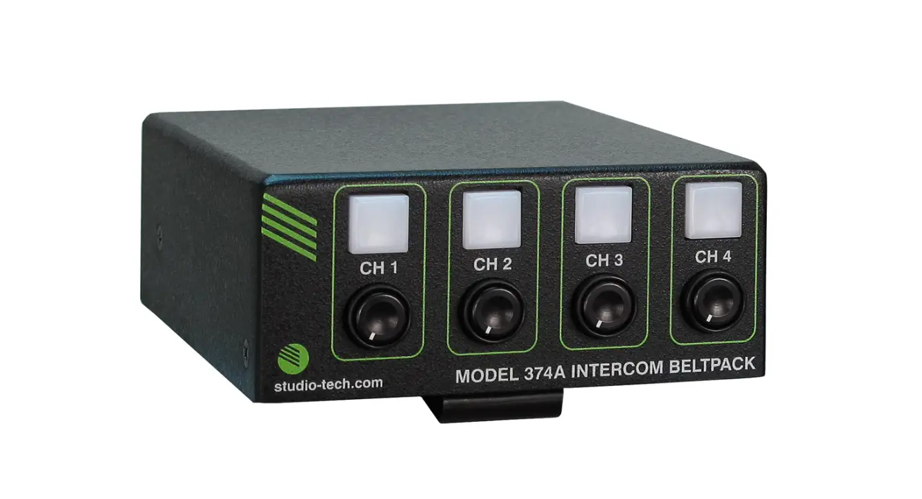 Studio Technologies 374a Intercom Beltpack User Guide