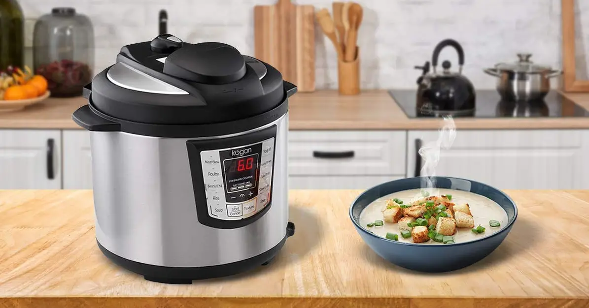 Kogan Kkaprscookza 6l 9-in-1 Multifunction Pressure Cooker User Guide