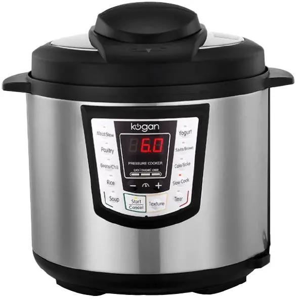 kogan KKAPRSCOOKZA 6L 9-In-1 Multifunction Pressure Cooker Product