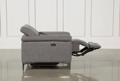 Tatahance LYS-I-293131238 Dark Gray Polyester Power USB Recliner