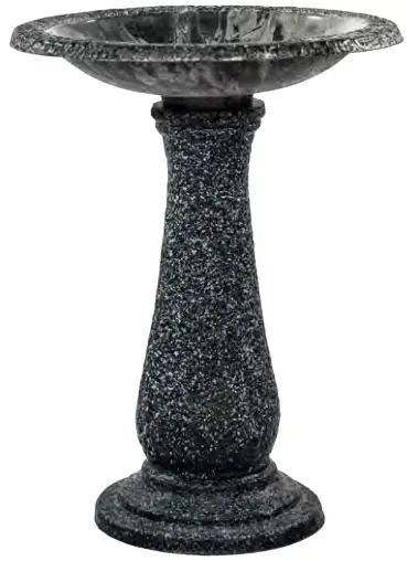 XBRAND GE2418BBGR-2 Birdbath Fountain