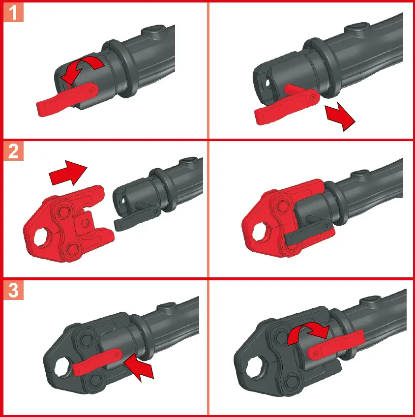 ROTHENBERGER 1000003453 Romax 4000 Brushless Cordless Press Machine and Jaws-5