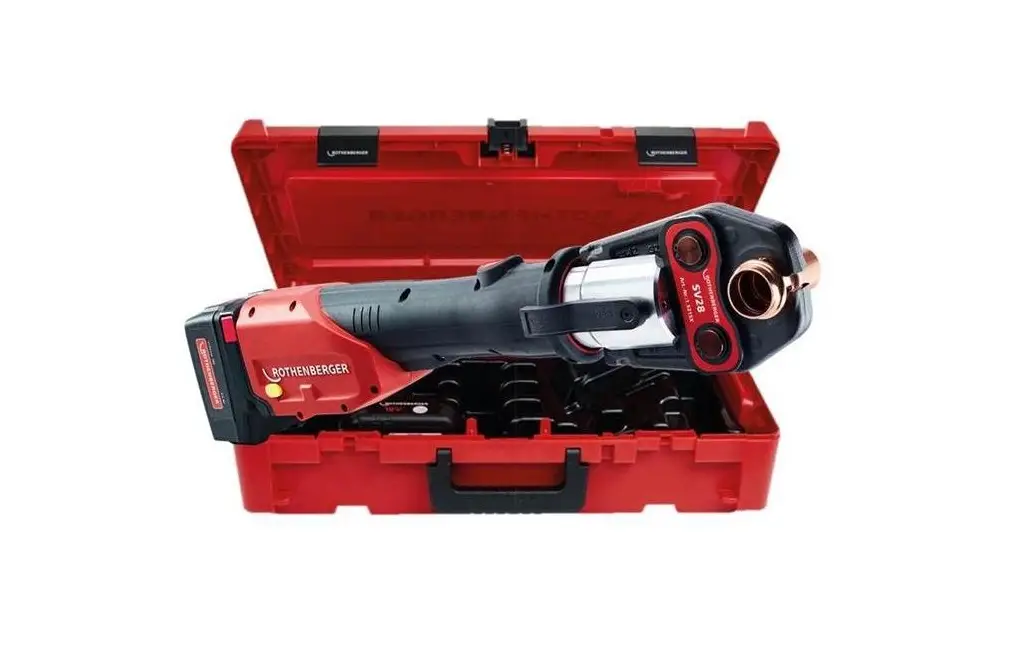 Rothenberger 1000003453 Romax 4000 Brushless Cordless Press Machine And Jaws Instruction Manual