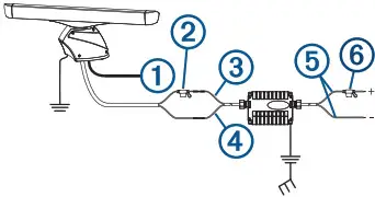 GARMIN GMR Array Radar-i e power cable