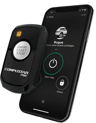 FIRSTECH 2WQ9R-SS Car Starter Compustar Keyless Entry System